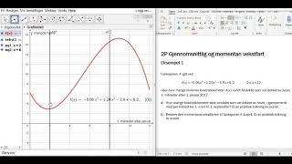 2P2PY Gjennomsnittlig og momentan vekstfart [upl. by Aseek865]