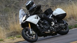 2015 Aprilia Caponord 1200 ABS Travel Pack Review [upl. by Kenleigh276]