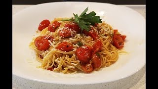 Cherry Tomato Pasta  Easy and healthy vegetable recipe [upl. by Eiznil]