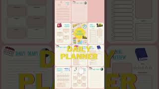 Elegant Daily Planner Digital Organize Your Day with Style daily school education planner usa [upl. by Havot]