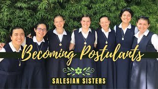 BECOMING POSTULANTS  Salesian Sisters West Vocations [upl. by Suolkcin]