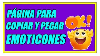 PÁGINA PARA COPIAR Y PEGAR MILES DE EMOTICONES Y CARACTERES ESPECIALES  Elprofegato [upl. by Ramo112]