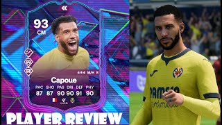 HE IS BACK📣 SBC 93 FLASHBACK Capoue Player review  EA FC 24 [upl. by Anoid]