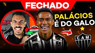 FECHOU É DO GALO DIRETORIA ACERTA COM ATACANTE SAIBA TUDO SOBRE A CHEGADA DE BRAHIAN PALACIOS [upl. by Albert424]