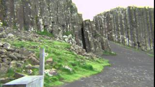 Amazing footage captured by visitor at Giants Causeway [upl. by Novah]