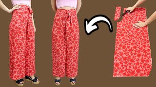 How to sew trousers for women a very simple cut [upl. by Hax]