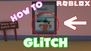 HOW TO GLITCH THROUGH WINDOWS IN JAILBREAK  Roblox Quick Tips [upl. by Llertnom252]