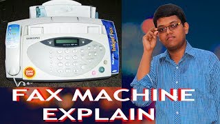 HOW FAX MACHINE WORK Explain in hindi [upl. by Atiuqal817]