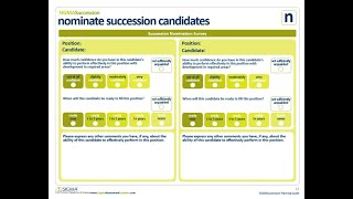 Nominating Successors for Succession Planning [upl. by Sansbury]