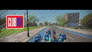 Zwift  Club Ladder  TeamNL Cloud9 vs SRT Platinum Plonkers on Neokyo AllNighter in Markuri [upl. by Longawa129]