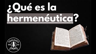 ¿Qué es la Hermenéutica [upl. by Valle]