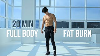 20 Min FULL BODY WORKOUT  Fat Burn  No Equipment  20 분 지방 연소 전신 운동 장비 없음 [upl. by Adnomal]