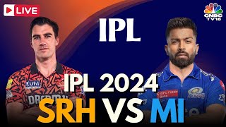 IPL 2024 LIVE SRH Vs MI Match LIVE  Sunrisers Hyderabad Vs Mumbai Indians  Cummins Vs Rohit N18L [upl. by Fiertz]