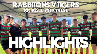 Highlights  Rabbitohs v Tigers  SG Ball Trial [upl. by Rivera879]