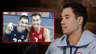 Professional volleyball player Erik Shoji talks about his relationship with brother Kawika Shoji [upl. by Airtemed]