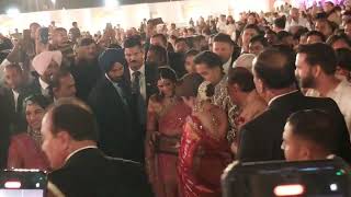 AMBANI and MERCHANT FAMILYs grand entry  ANANT RADHIKA PREWEDDING  JAMNAGAR [upl. by Airreis838]