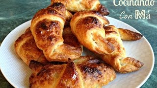 ► Croissant Relleno de Chocolate  Paso a Paso 👍 [upl. by Aihsyak]