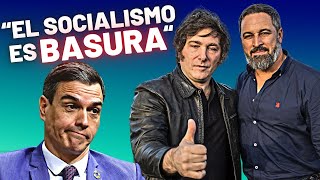 Los cinco minutos más bestiales de Javier Milei en España acabando con el socialismo “¡Es basura” [upl. by Gnot]