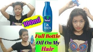 Parachute Coconut Oil Heavy Oiling For Hair Growth  Massage Technique Combing  Krrish Sarkar [upl. by Hannavas]