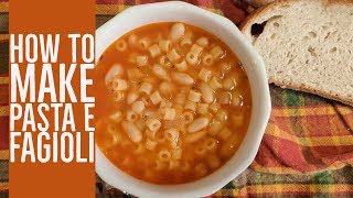 How to make Pasta Fagioli  Cara Di Falco  Caras Cucina [upl. by Ielhsa]