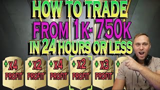 FIFA 22 HOW TO TRADE FROM 1K750K COINS IN LESS THAN 24 HOURS  LOW RISK FILTERS INSANE PROFIT [upl. by Bamberger621]