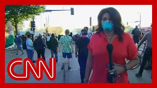 CNN reporter in Minneapolis Ive never seen anything like this [upl. by Oletta]