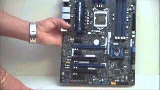 Intel DZ77GA70K Motherboard Unboxing and overview with i7 2600k Benchmarks [upl. by Ahsimik]