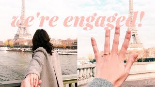 We Got Engaged in Paris 💍 ❤️  Camie Juan [upl. by Schaefer]