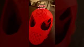 First mask made on Anycubic kobra 3 3dprinting 3d printingservice nc spiderman mask cosplay [upl. by Ainegue]