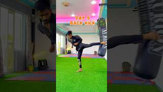 Basic kick to advance kickDay 5 back kick youtube shortvideo viral kicks youtubeshorts new [upl. by Riggall]