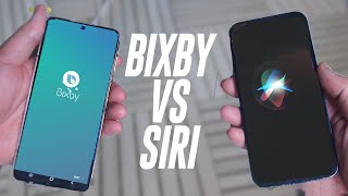 Samsung Bixby vs Apple iPhone Siri 2023 Basic Commands  Battle of Voice Assistants  S22 vs iPhone [upl. by Scrope584]