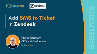 Add SMS to Ticket in Zendesk [upl. by Rene]