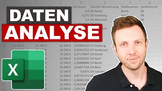 TOP 10 EXCEL Funktionen für die Datenanalyse [upl. by Tnecnivleahcim]