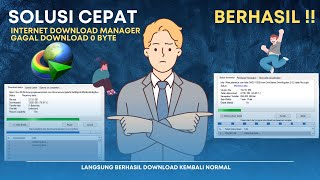 CARA MELANJUTKAN DOWNLOAD YANG EXPIRED 0 BYTESEC PADA INTERNET DOWNLOAD MANAGER WORK  idmstuck [upl. by Daniell]