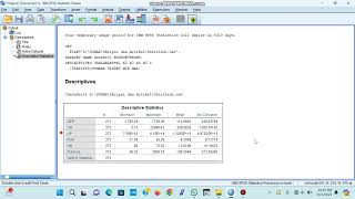 Analisis statistik deskriptif menggunakan SPSS [upl. by Wolenik]