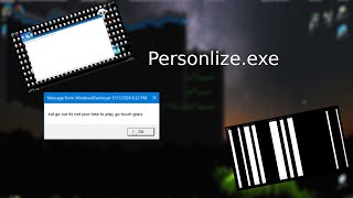 Personalizeexe Malware Made by userwin64 [upl. by Zsamot]