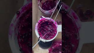 Step Two in Making Pokeberry Ink [upl. by Hadeehsar]