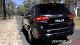 2014 Jeep Grand Cherokee SRT engine sound and 0100kmh [upl. by Peer]