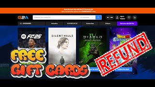 G2A Refund Method Get Free Games amp Giftcards OCTOBER 2024 Latest Working [upl. by Naldo]