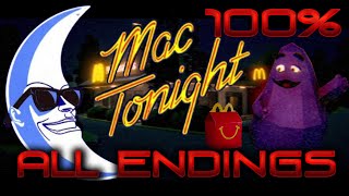 FAST FOOD can KILL YOU  Nostalgic Indie HORROR Game 100 Completion  All Endings Mac Tonight [upl. by Esinel]