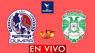 OLIMPIA VS MARATHON EN VIVO  LIGA NACIONAL HONDURAS 2024  HORARIO Y DONDE VER [upl. by Veronique]