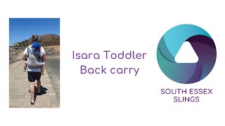 Isara toddler back carry [upl. by Severson]