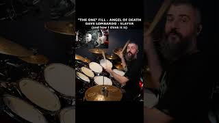 DAVE LOMBARDO  ANGEL OF DEATH  EPIC DRUM FILL  SLAYER [upl. by Israel]