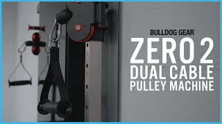 The Bulldog Gear Zero 2 Cable Pulley  PERFECT for SMALL gym spaces 🔥 [upl. by Elbertine]