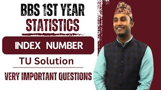 Index Number  TU Solution  BBS 1st Year Statistics in Nepali  Exam Preparation Gurubaa [upl. by Vinni]