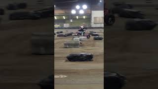 Womens TT QuadAtv Heat Race Emma Indoor Raceway 21724 shorts ttracing short ttracefans [upl. by Oninotna911]