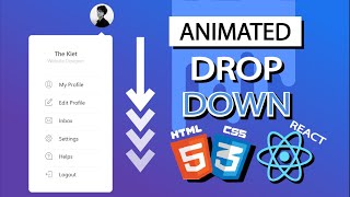 Dropdown Menu  React Tutorial for Beginners [upl. by Brotherson]