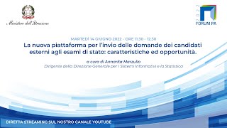 La nuova piattaforma per l’invio delle domande dei candidati esterni agli esami di stato [upl. by Nepil]