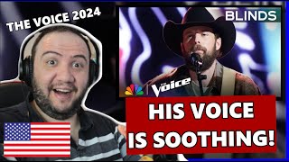 Father of Four Jake Tankersleys Zach Bryan Cover  The Voice Blind Auditions TEACHER PAUL REACTS [upl. by Itsirc]