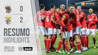 Highlights  Resumo Paços de Ferreira 02 Benfica Liga 2223 20 [upl. by Deraj]